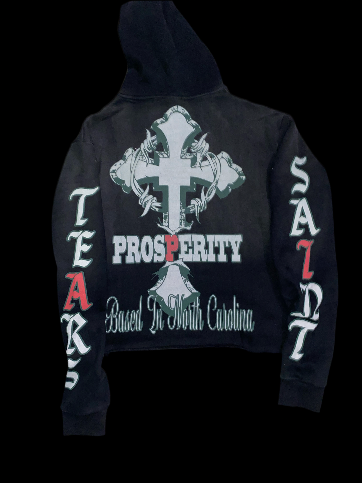 Charcoal Saint Tears hoodie